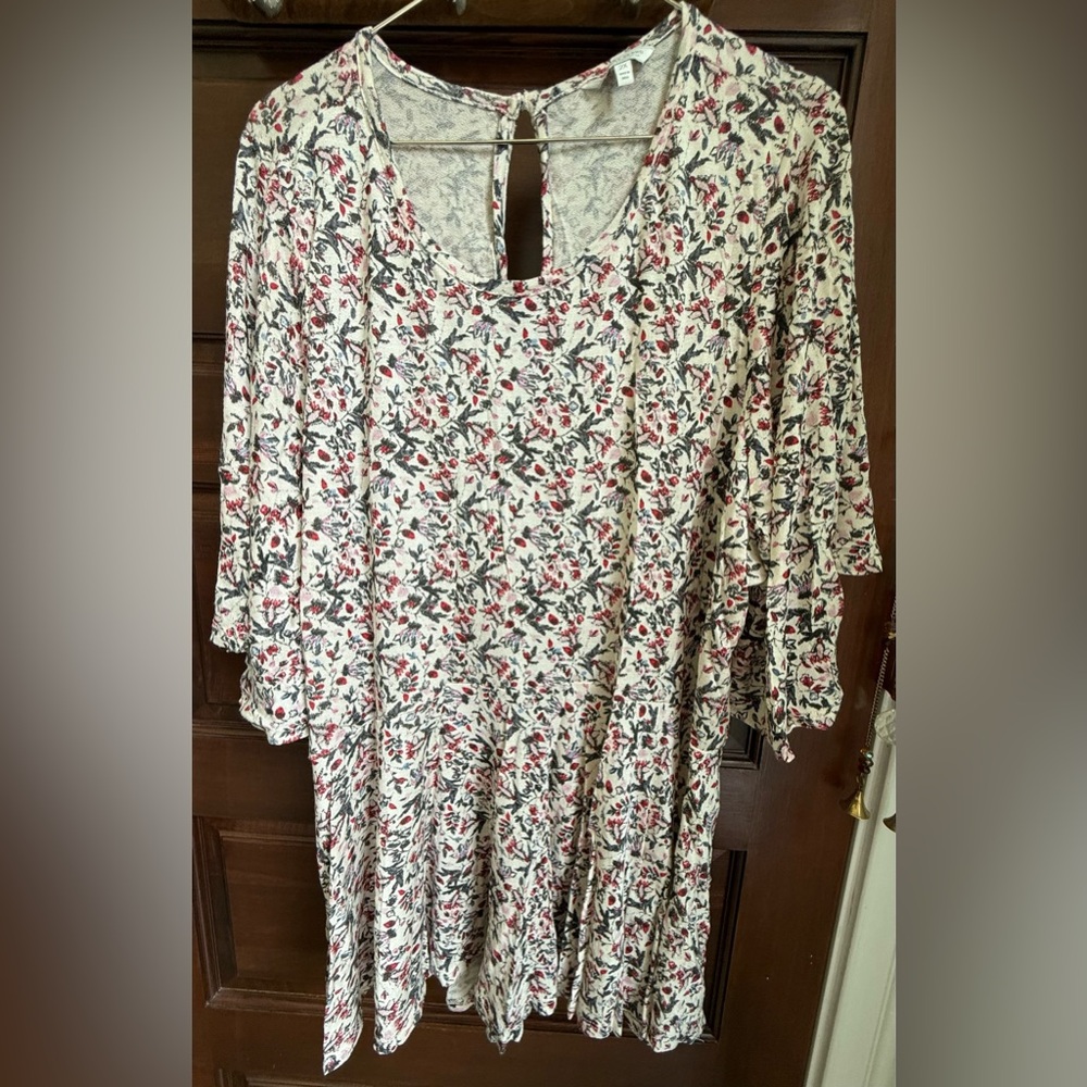 NWOT Lucky Brand Floral Print Women's Plus Top